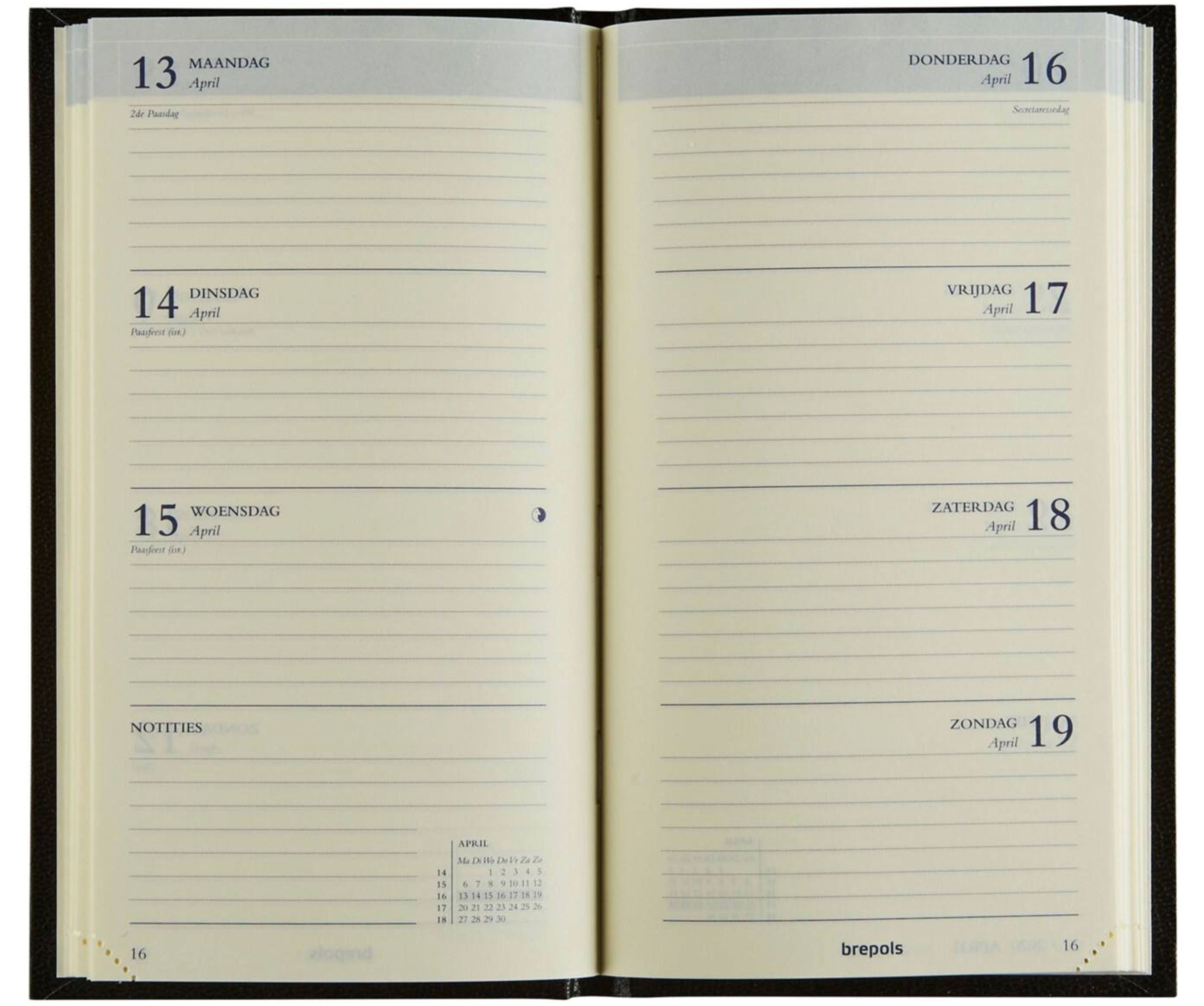 Brepols agenda Interplan Lima, blauw, 2026