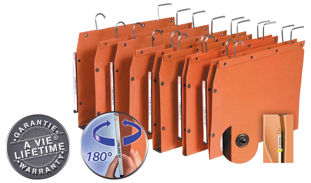 L'Oblique hangmappen voor kasten TUB ft 330 x 250 mm, bodem 50 mm