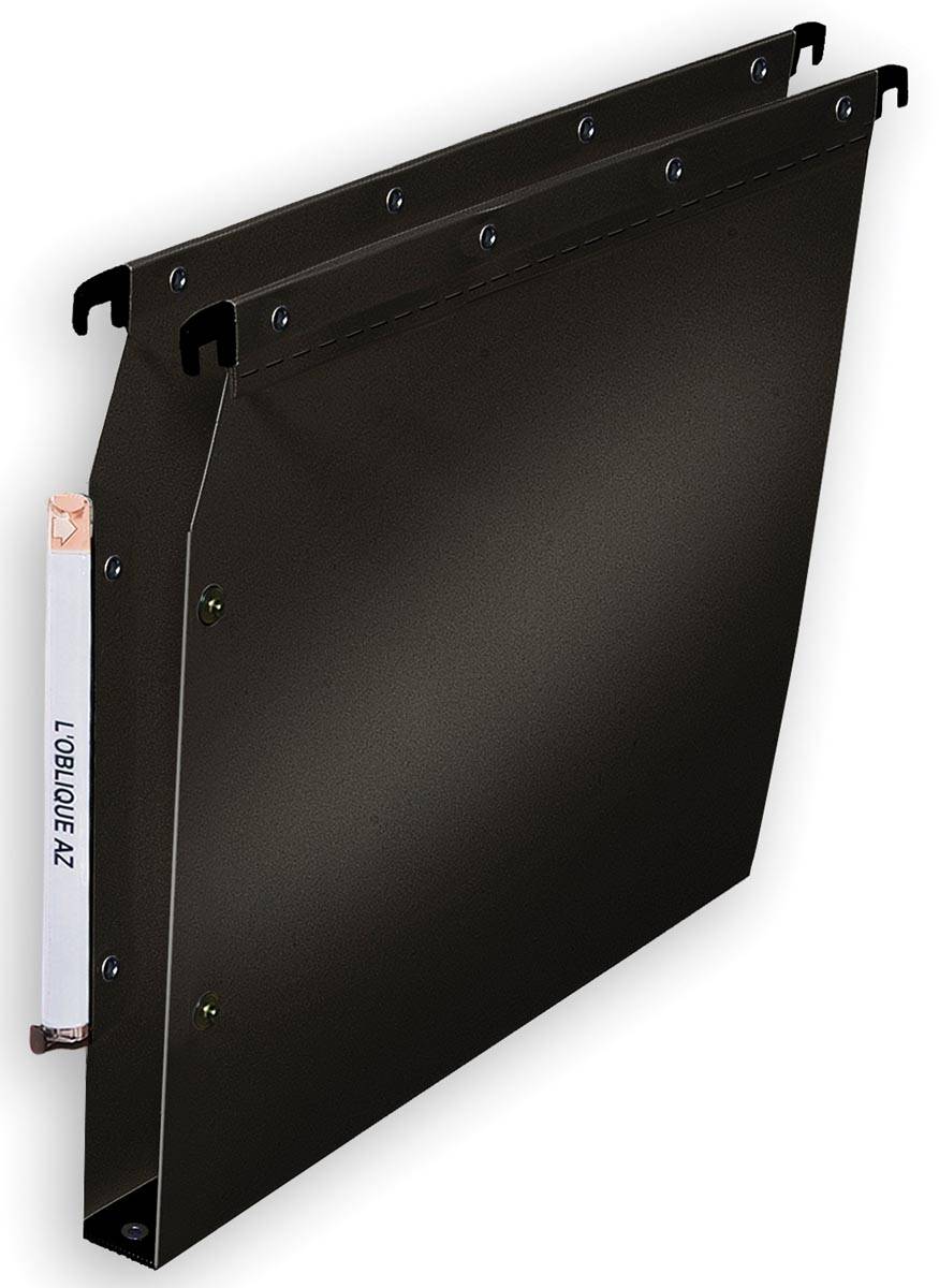 L'Oblique hangmappen voor kasten Ultimate bodem 30 mm, zwart