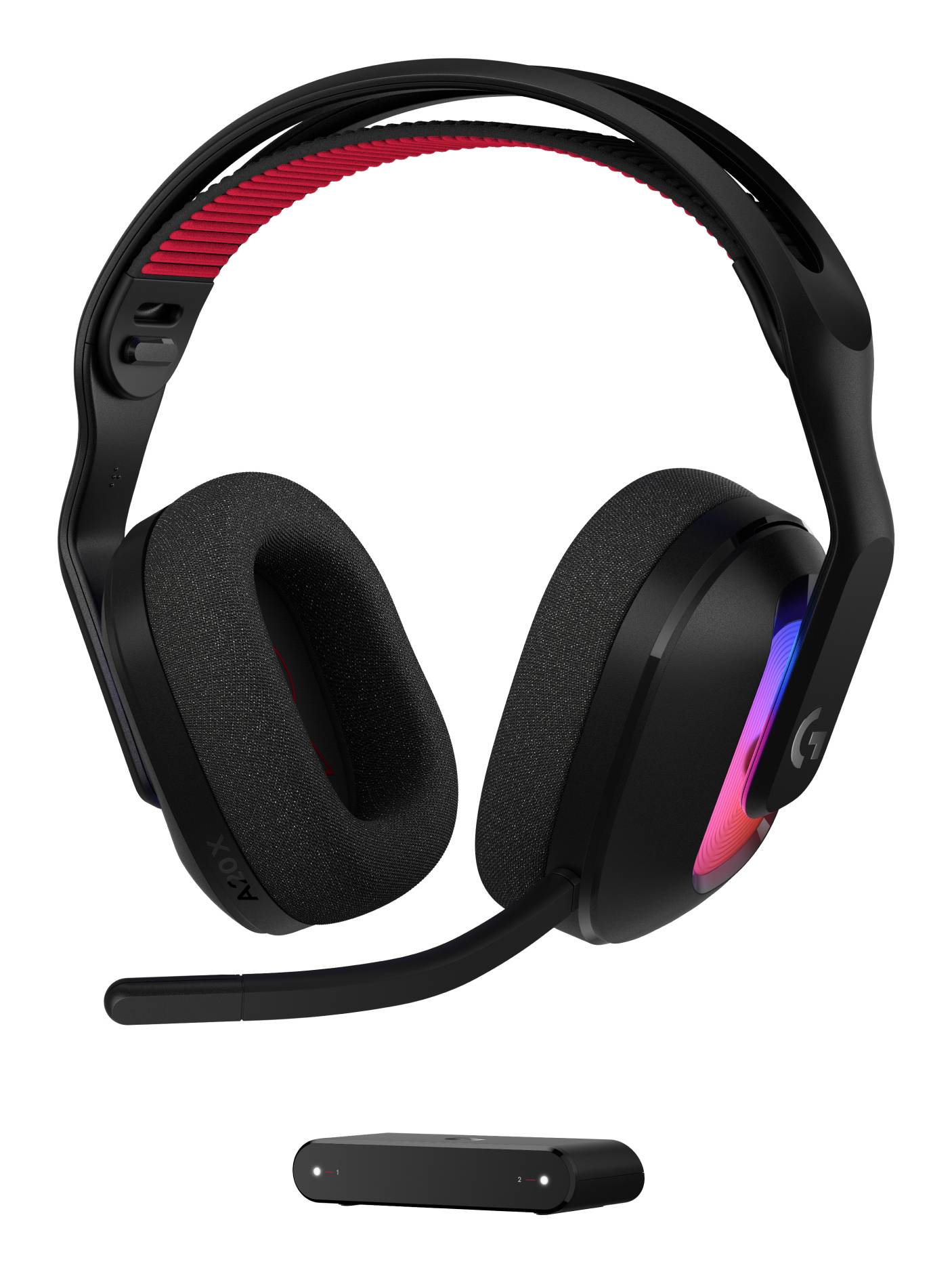 Logitech G Astro A20 X Headset Bedraad en draadloos Hoofdband Gamen USB Type-C Bluetooth Zwart