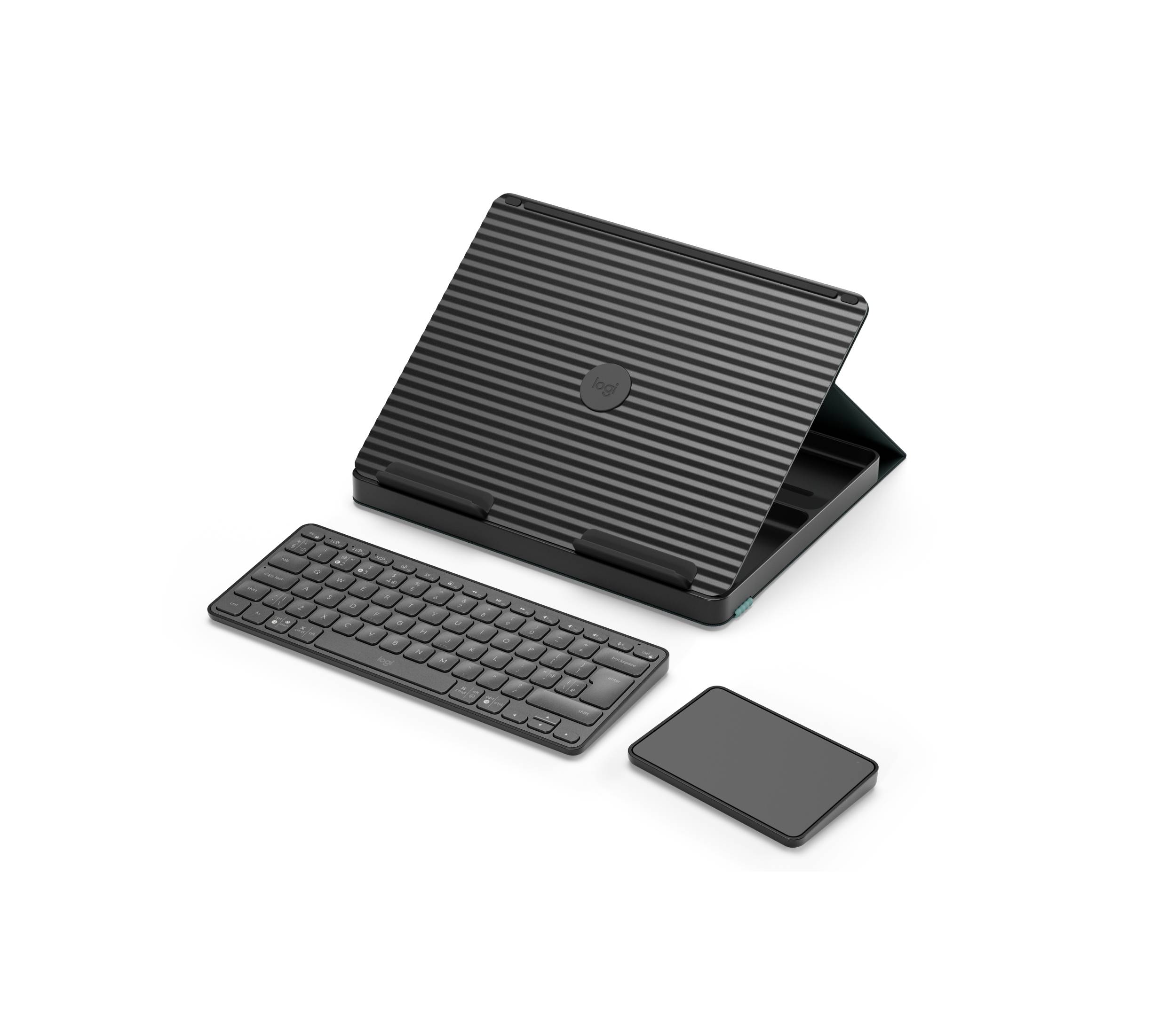 Logitech Casa QWERTY Brits Engels Bluetooth Grijs