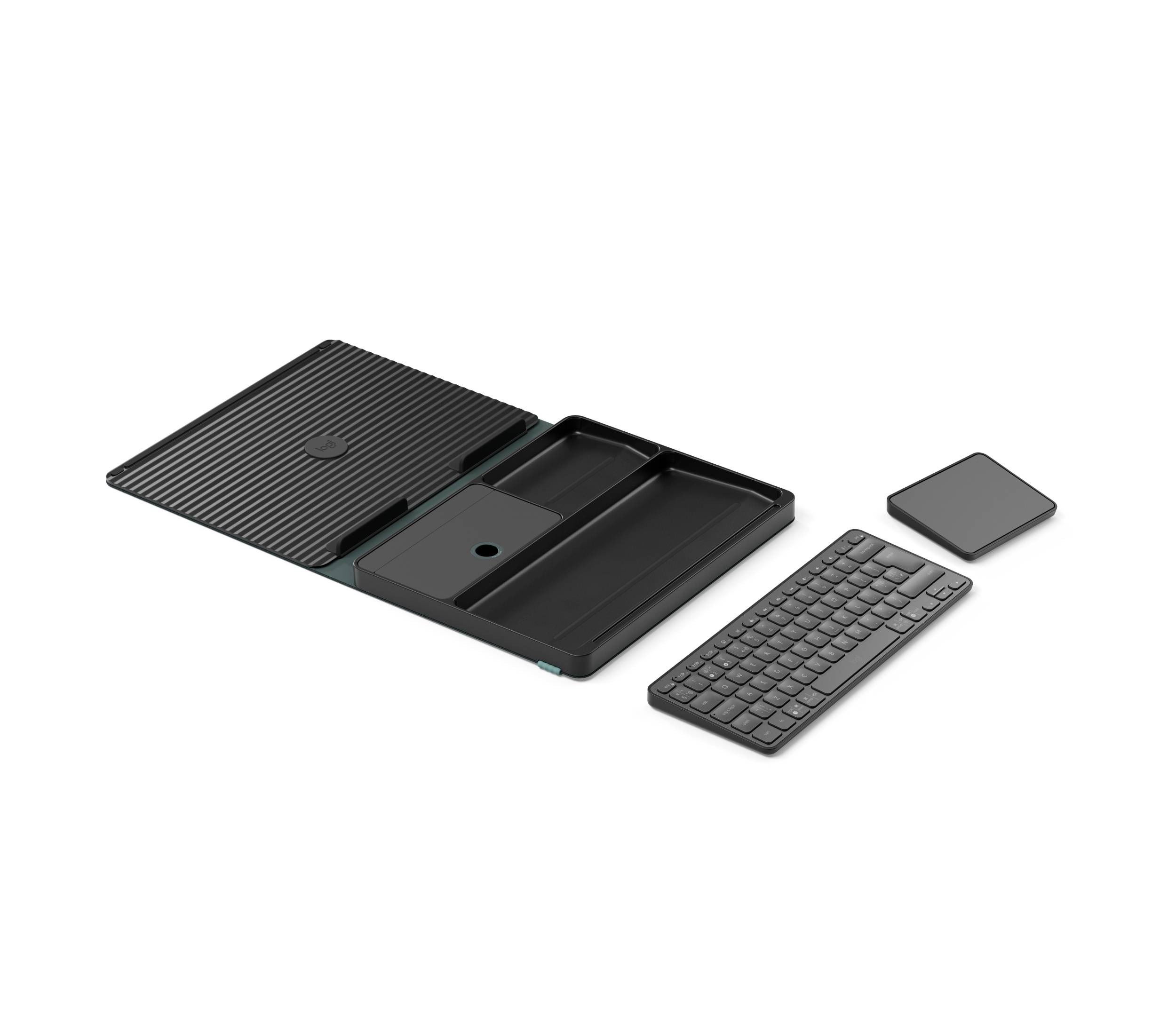 Logitech Casa QWERTY Brits Engels Bluetooth Grijs