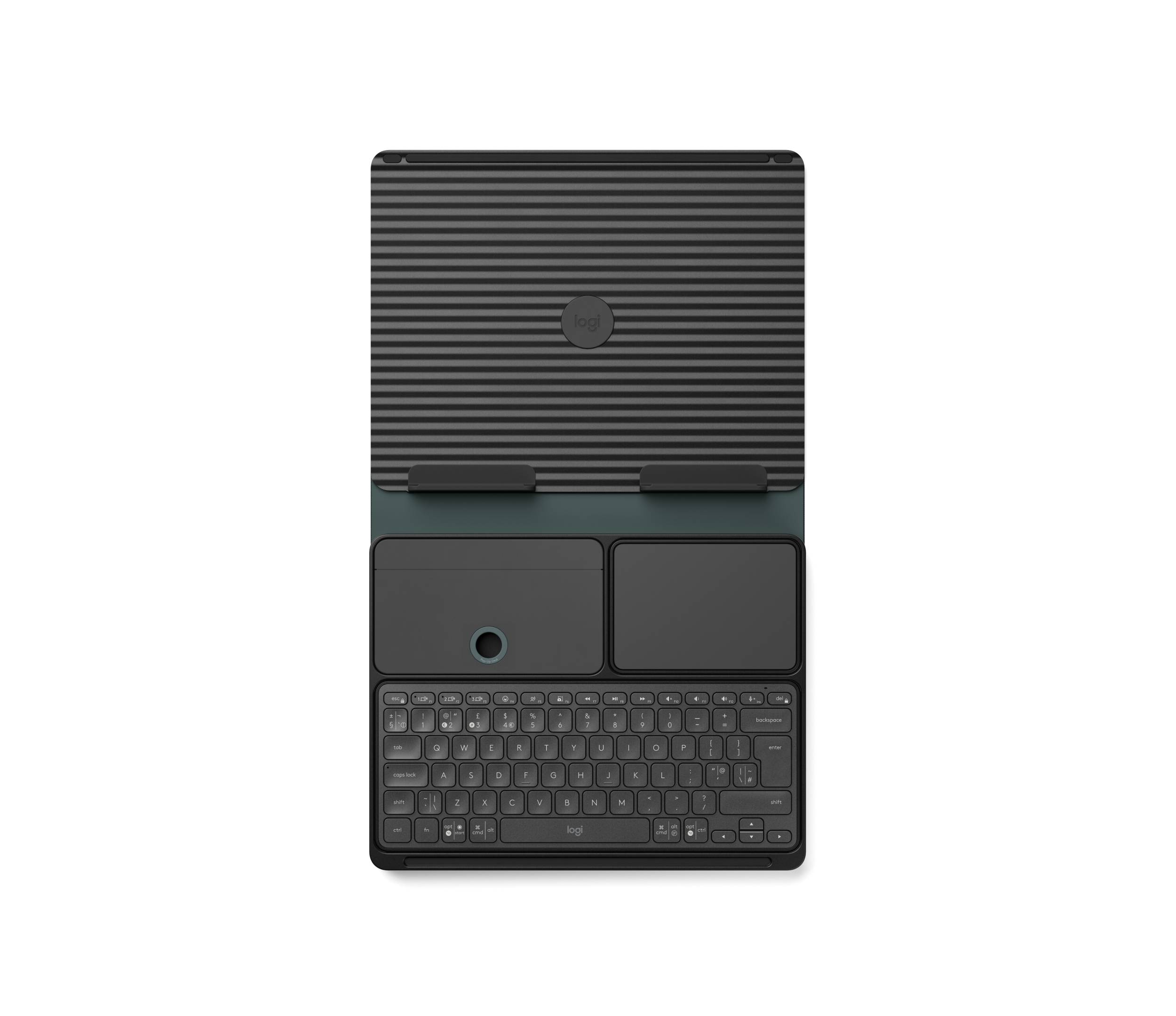 Logitech Casa QWERTY Brits Engels Bluetooth Grijs