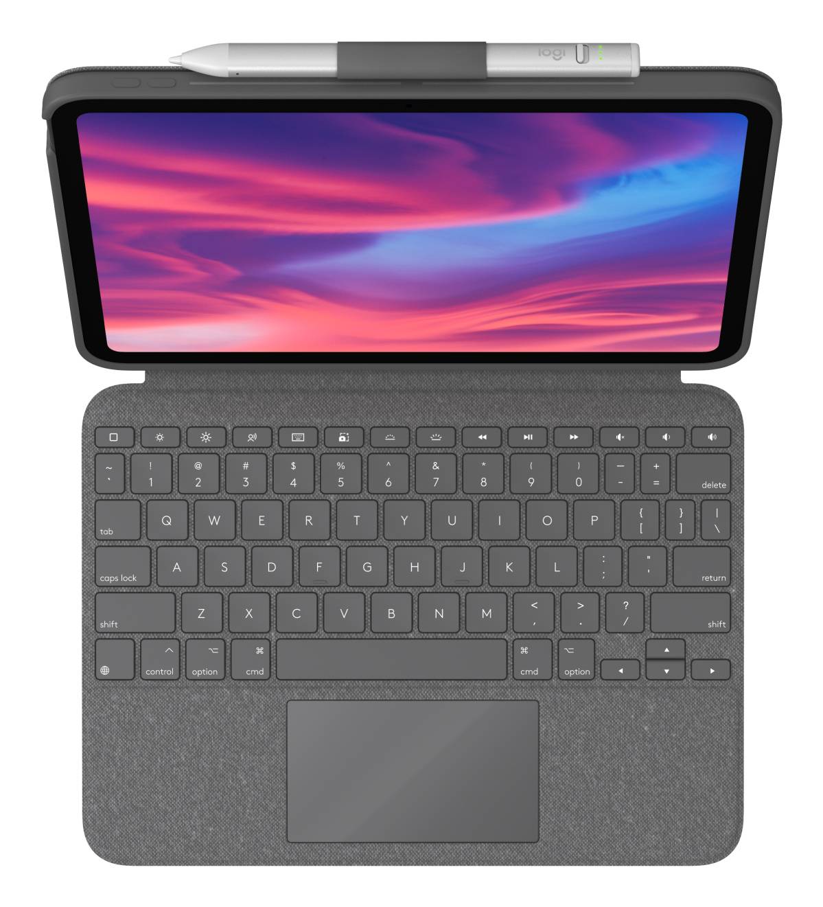 Logitech 920-011382 toetsenbord voor mobiel apparaat QWERTY US International Smart Connector Grijs