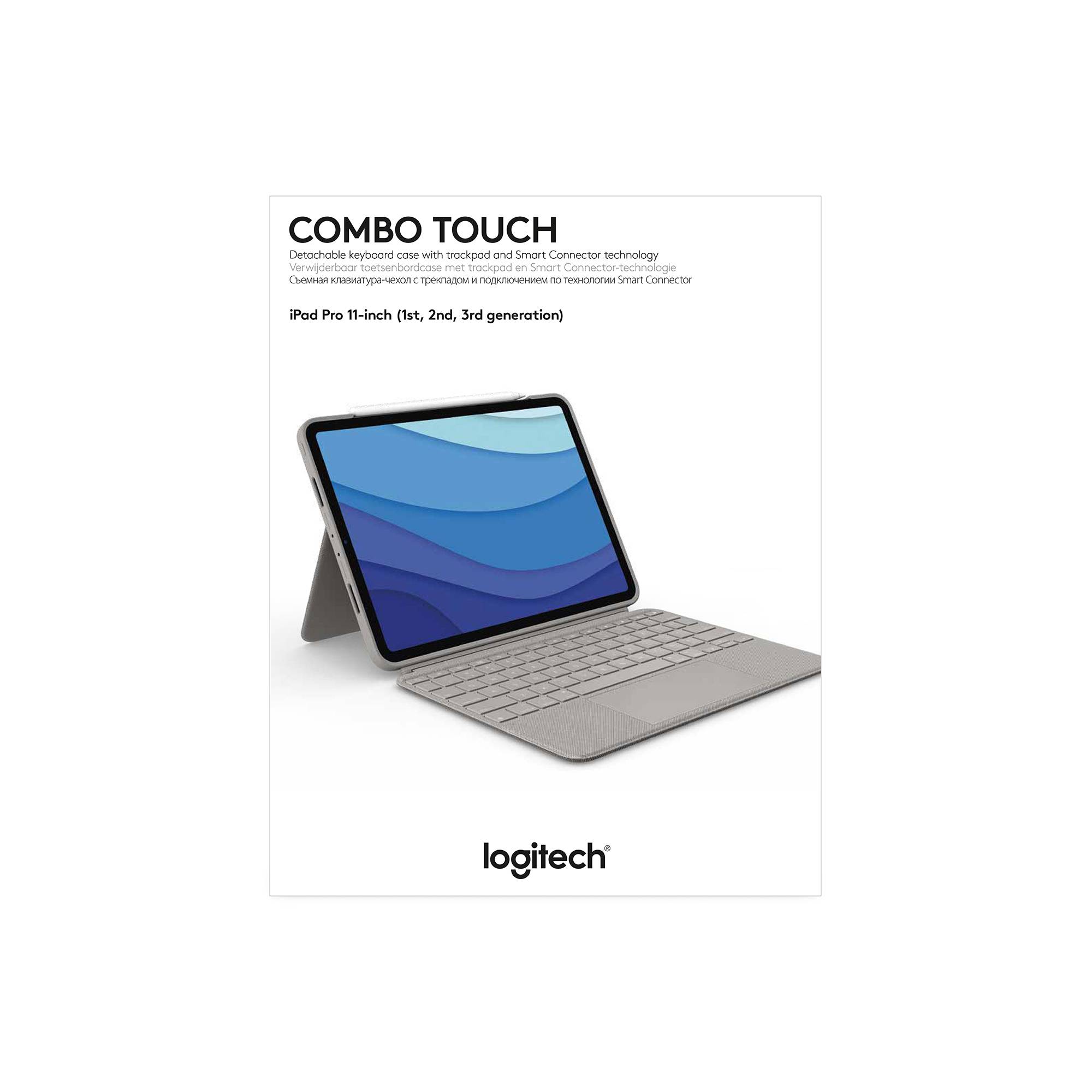 Logitech Combo Touch for iPad Pro 11-inch (1st, 2nd, and 3rd generation) AZERTY