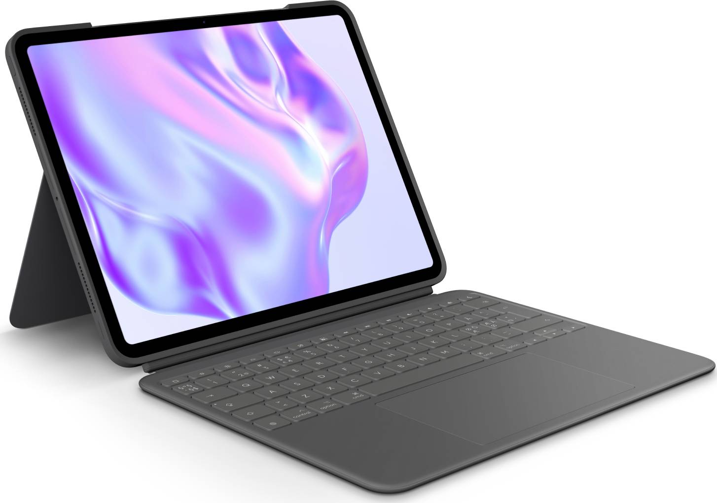 Logitech Combo Touch QWERTY Deens, Fins, Scandinavisch, Zweeds Smart Connector Grafiet