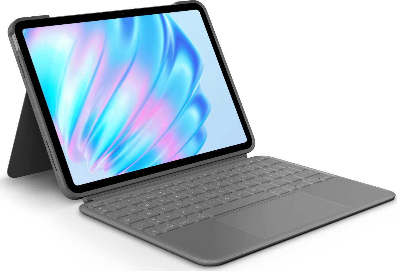 Logitech Combo Touch QWERTZ Zwitsers Smart Connector Grijs