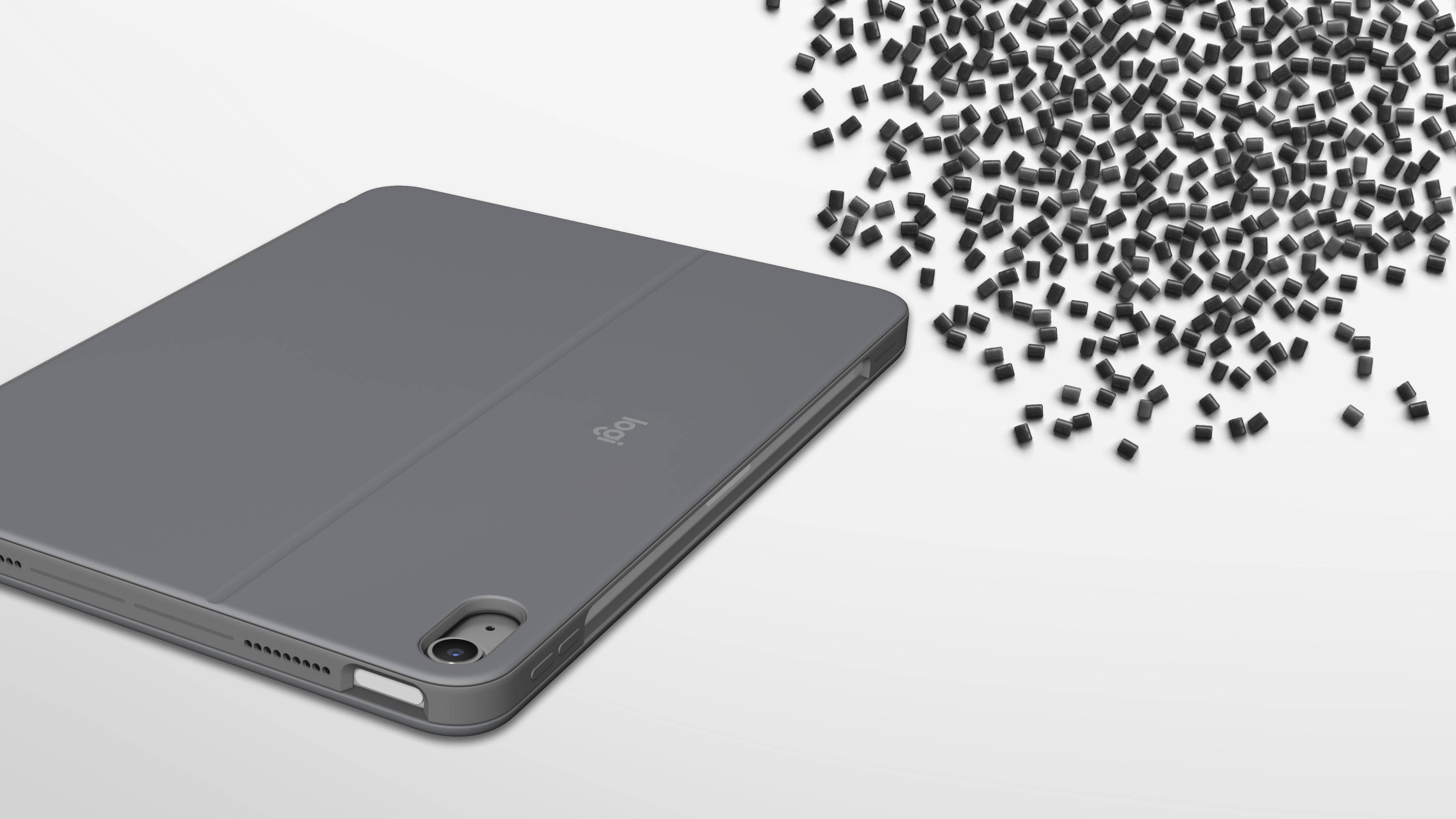 Logitech Combo Touch QWERTZ Duits Smart Connector Grijs