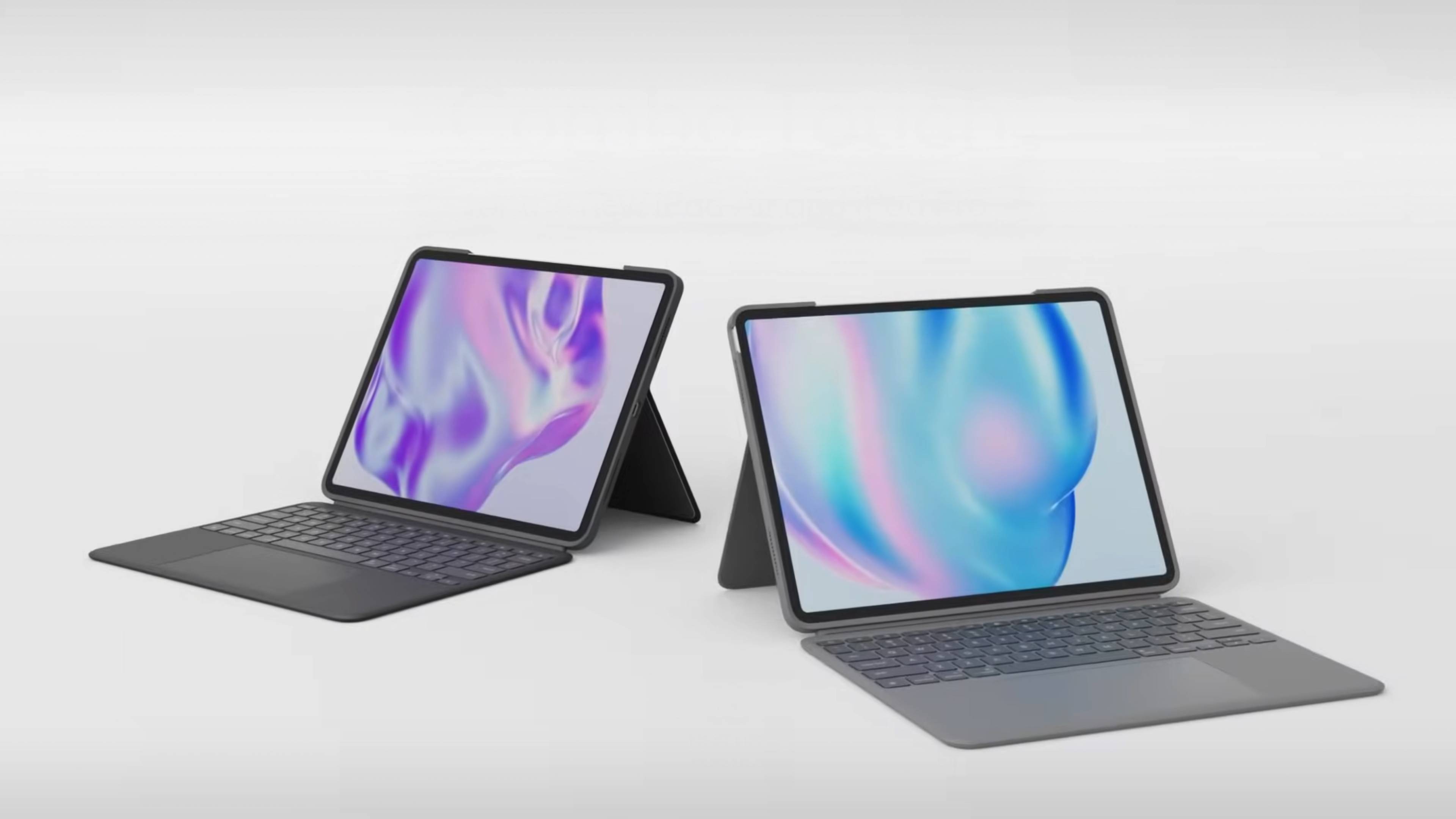 Logitech Combo Touch QWERTZ Duits Smart Connector Grijs