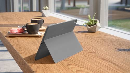 Logitech Combo Touch QWERTZ Duits Smart Connector Grijs