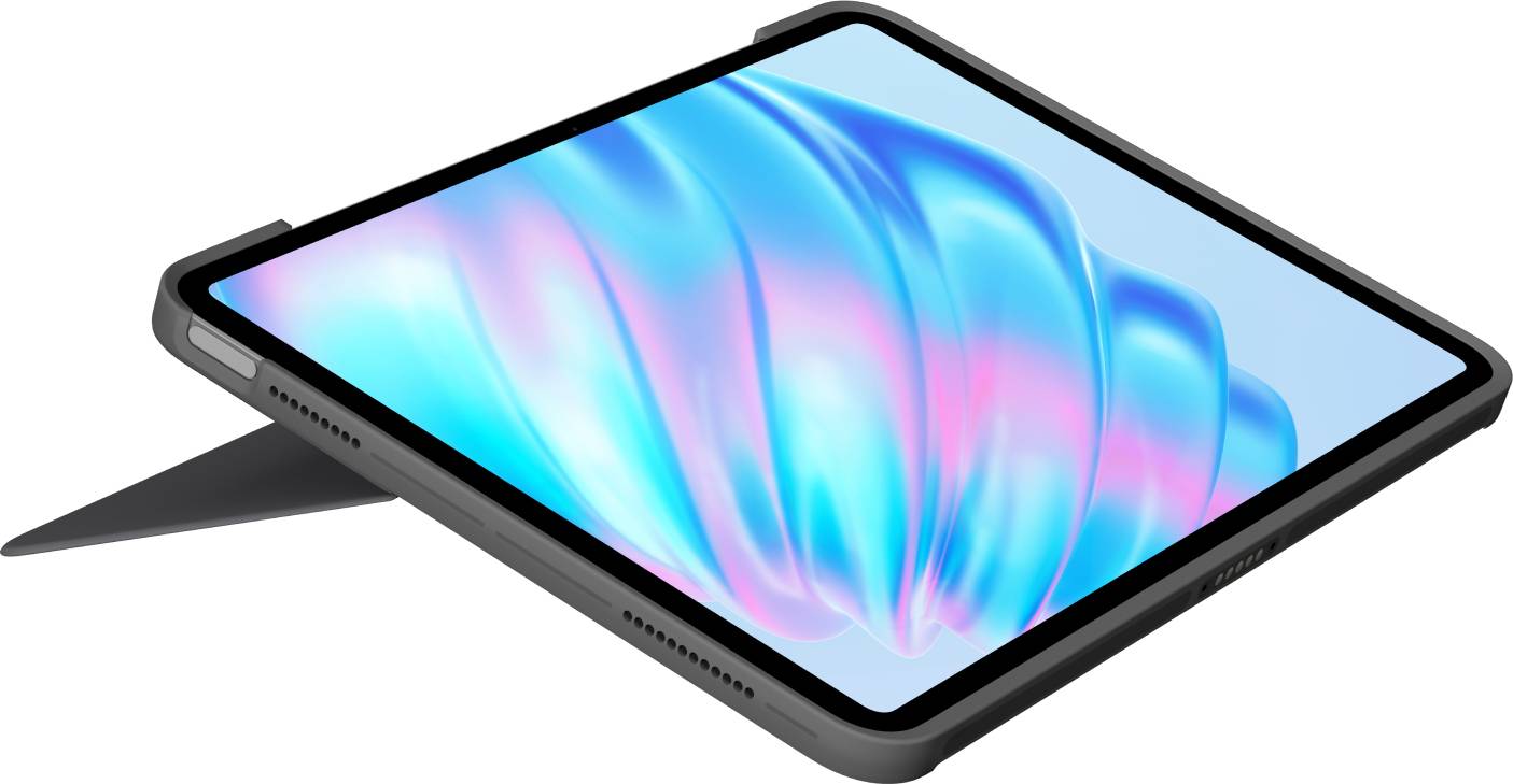 Logitech Combo Touch QWERTY Deens, Fins, Noors, Zweeds Smart Connector Grijs