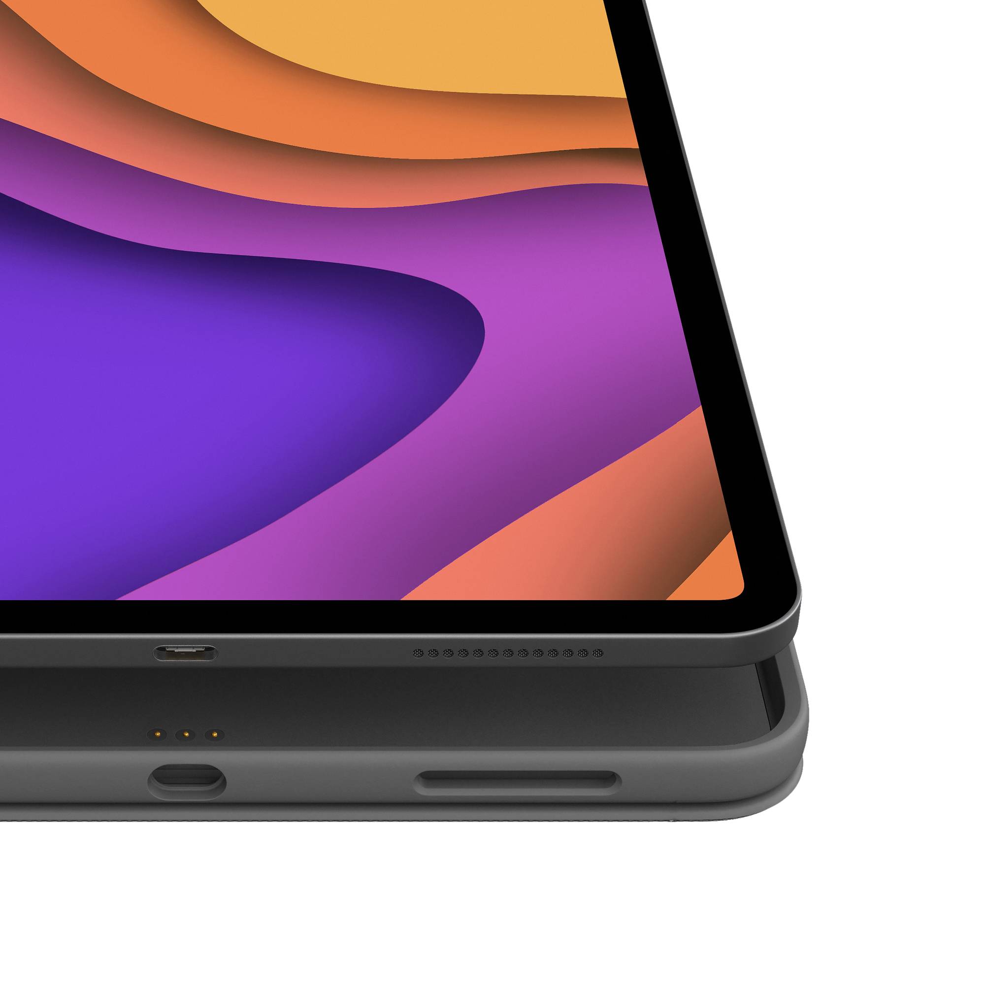 Logitech Folio Touch QWERTY Scandinavisch Smart Connector Grijs