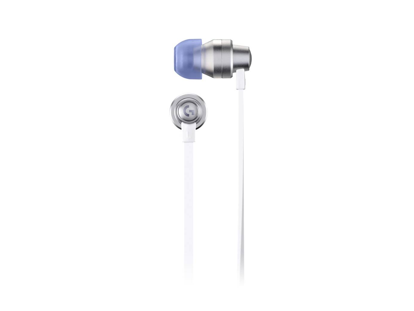 Logitech G 981-000930 hoofdtelefoon/headset Bedraad In-ear Gamen Wit