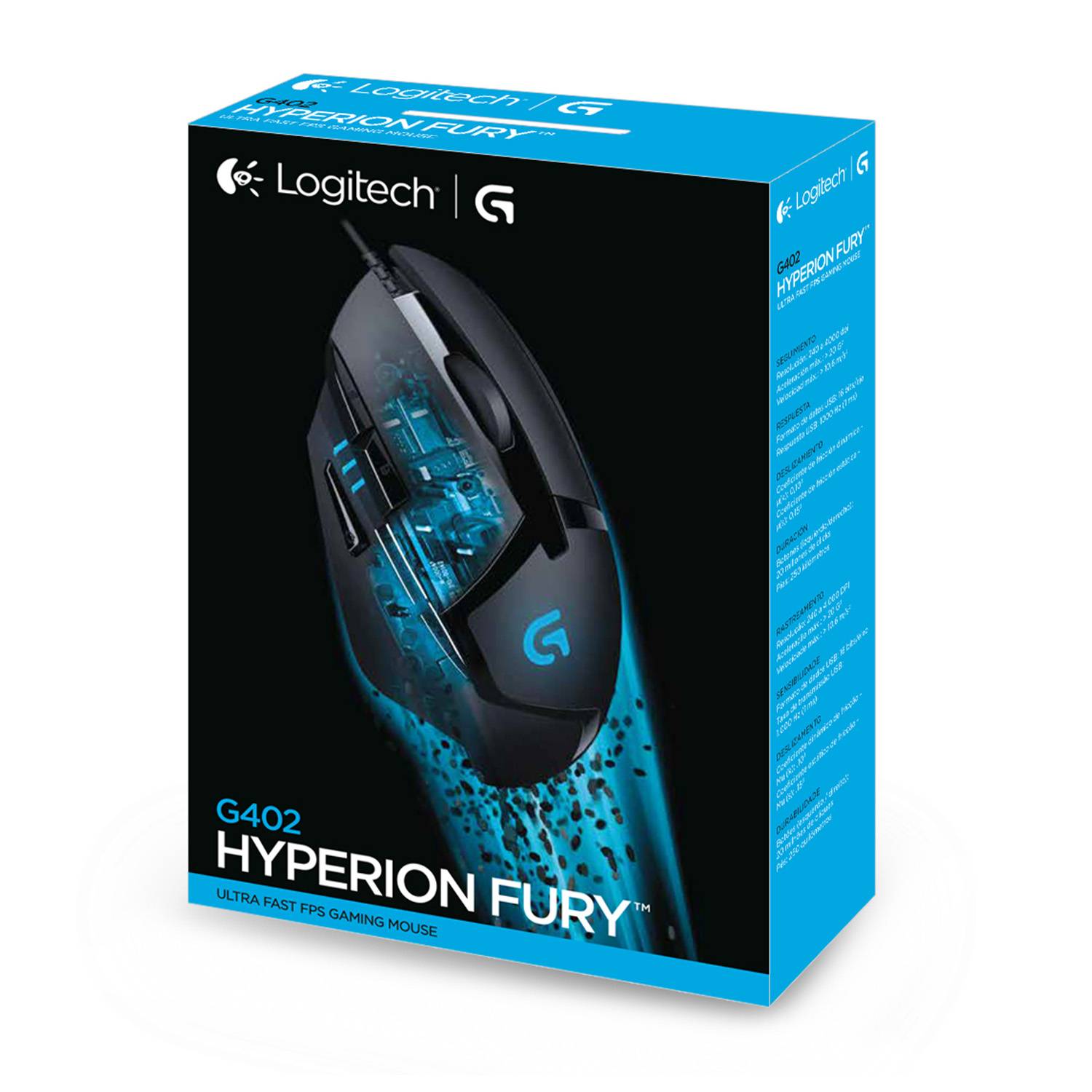 Logitech G G402 Hyperion Fury Ultra-Fast FPS gamingmuis