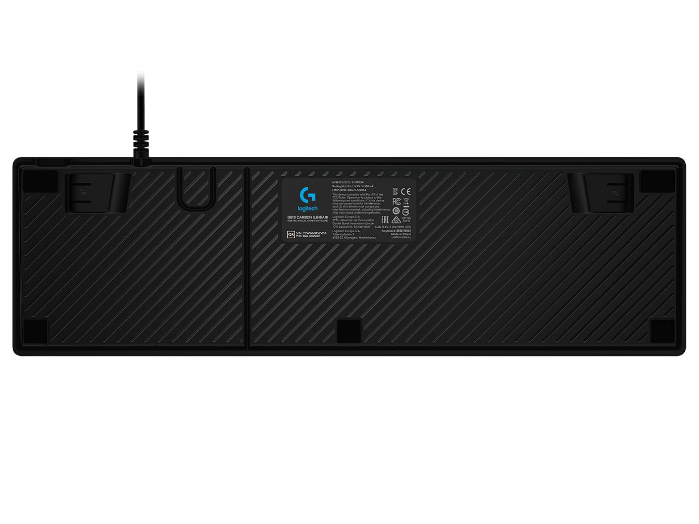 Logitech G G513 CARBON Mechanisch RGB-gamingtoetsenbord AZERTY