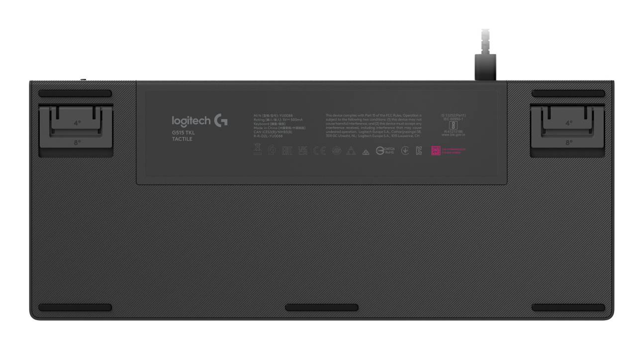 Logitech G G515 toetsenbord Gamen USB QWERTY US International Zwart