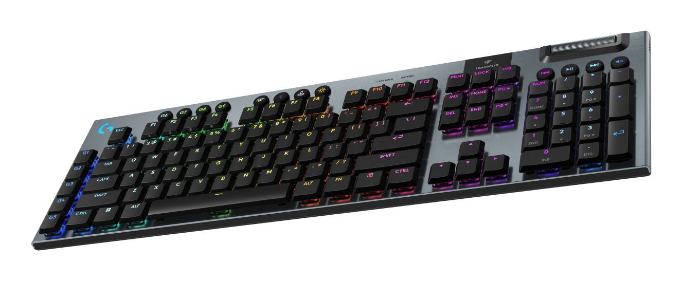 Logitech G G915 X Lightspeed toetsenbord Gamen USB + RF Wireless + Bluetooth QWERTY US International Wit