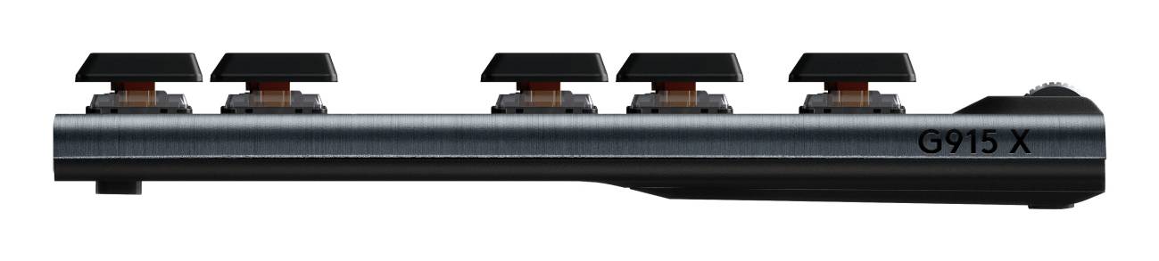 Logitech G G915 X Lightspeed toetsenbord Gamen USB + RF Wireless + Bluetooth QWERTZ Zwitsers Zwart
