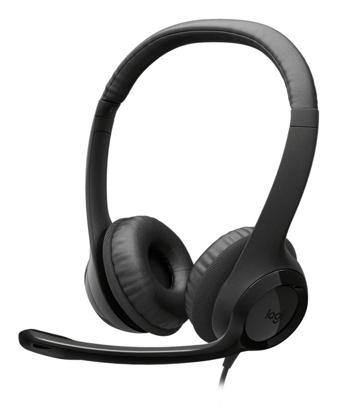 Logitech H390 USB Headset Bedraad Hoofdband Oproepen/muziek USB Type-C Zwart