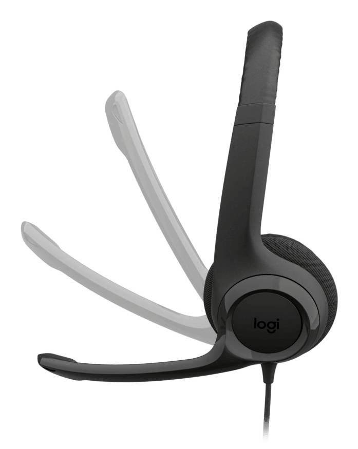 Logitech H390 USB Headset Bedraad Hoofdband Oproepen/muziek USB Type-C Zwart