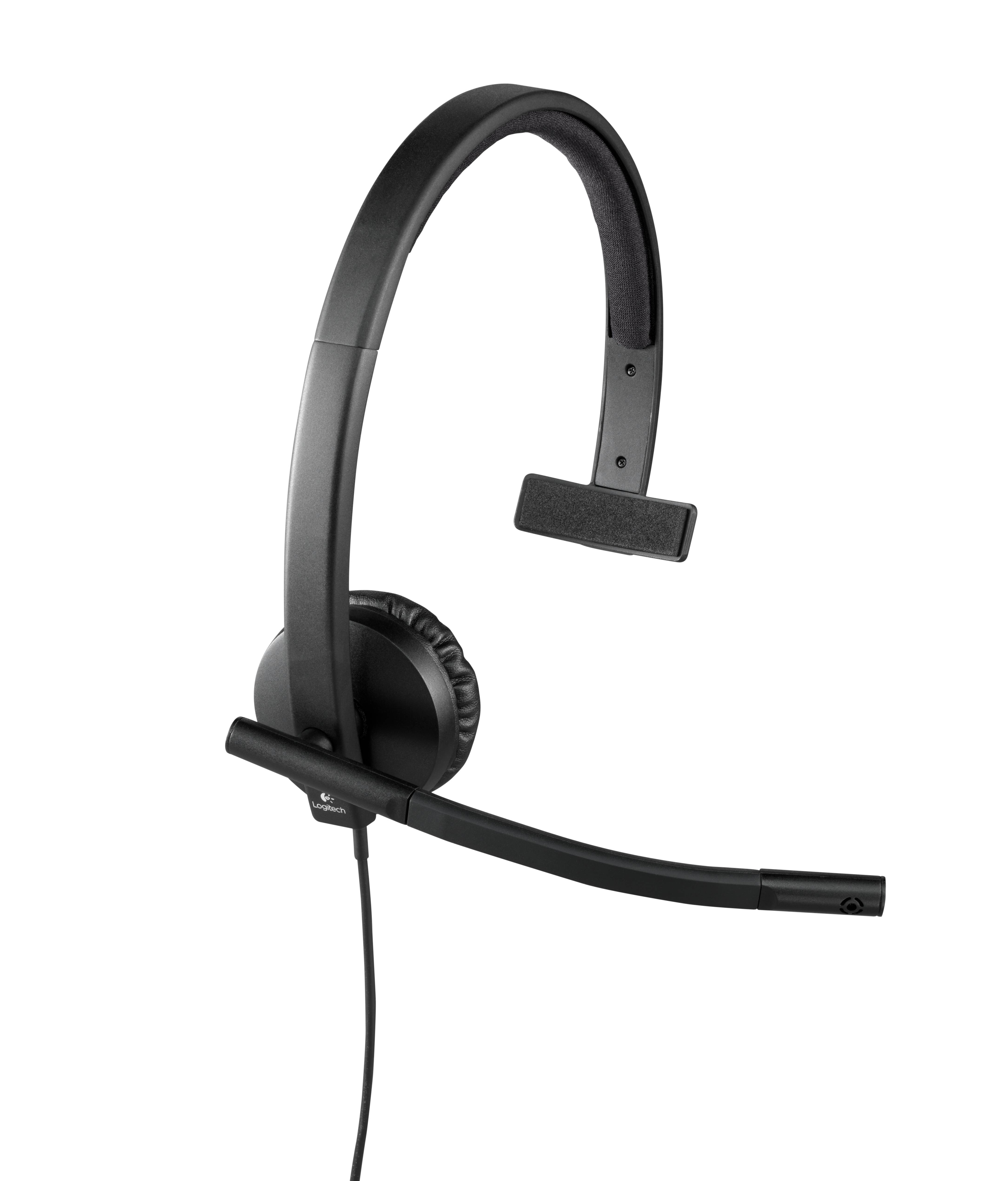Logitech 981-000571 hoofdtelefoon/headset Bedraad Hoofdband Kantoor/callcenter USB Type-A Zwart