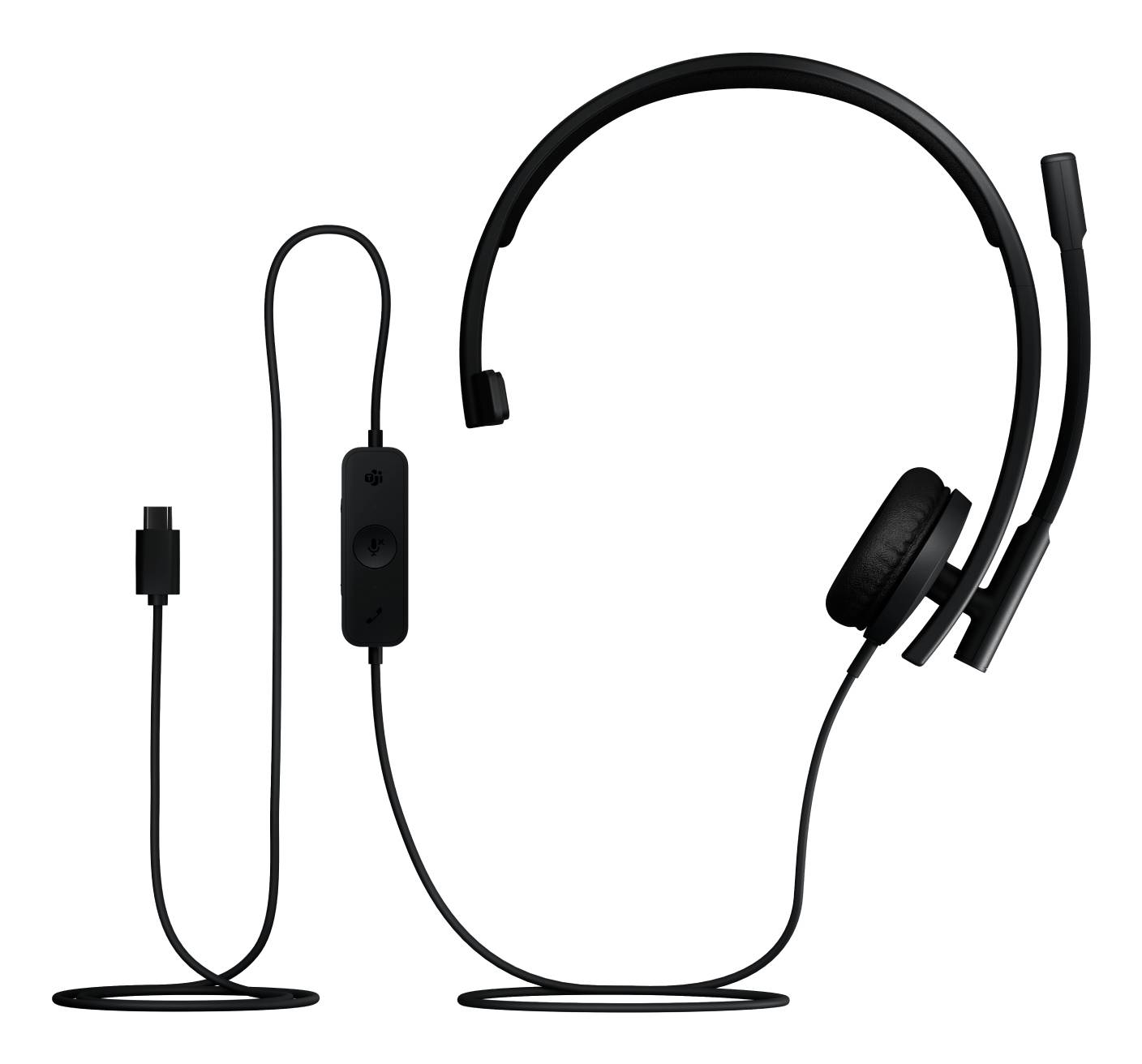 Logitech H570e Headset Bedraad Hoofdband Kantoor/callcenter USB Type-C Zwart