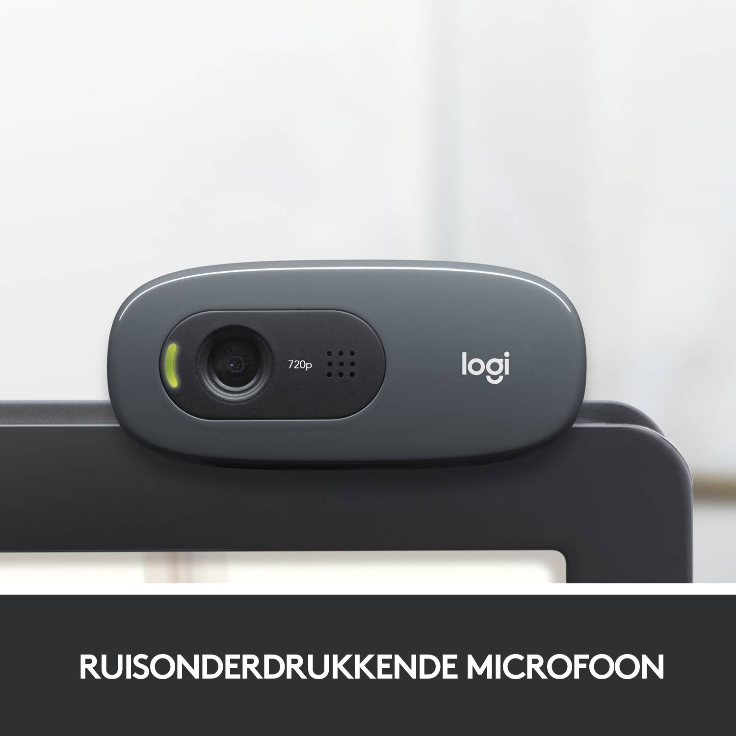 Logitech 960-001063 webcam 3 MP 1280 x 720 Pixels USB Grijs, Donkergrijs