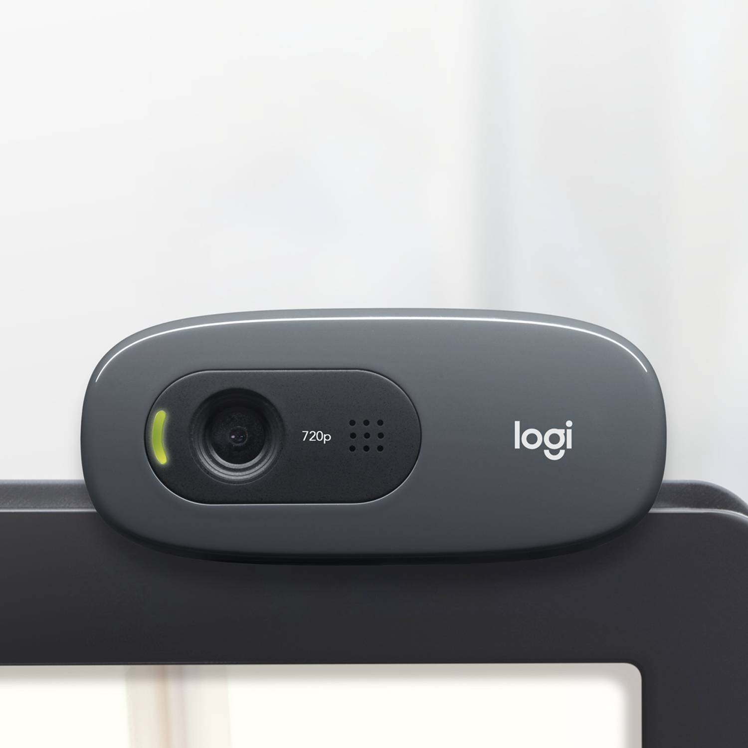 Logitech 960-001063 webcam 3 MP 1280 x 720 Pixels USB Grijs, Donkergrijs