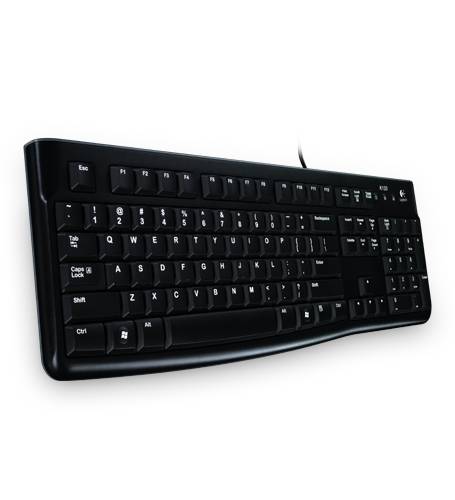 Logitech Keyboard K120 for Business toetsenbord Kantoor USB QWERTY Russisch Zwart