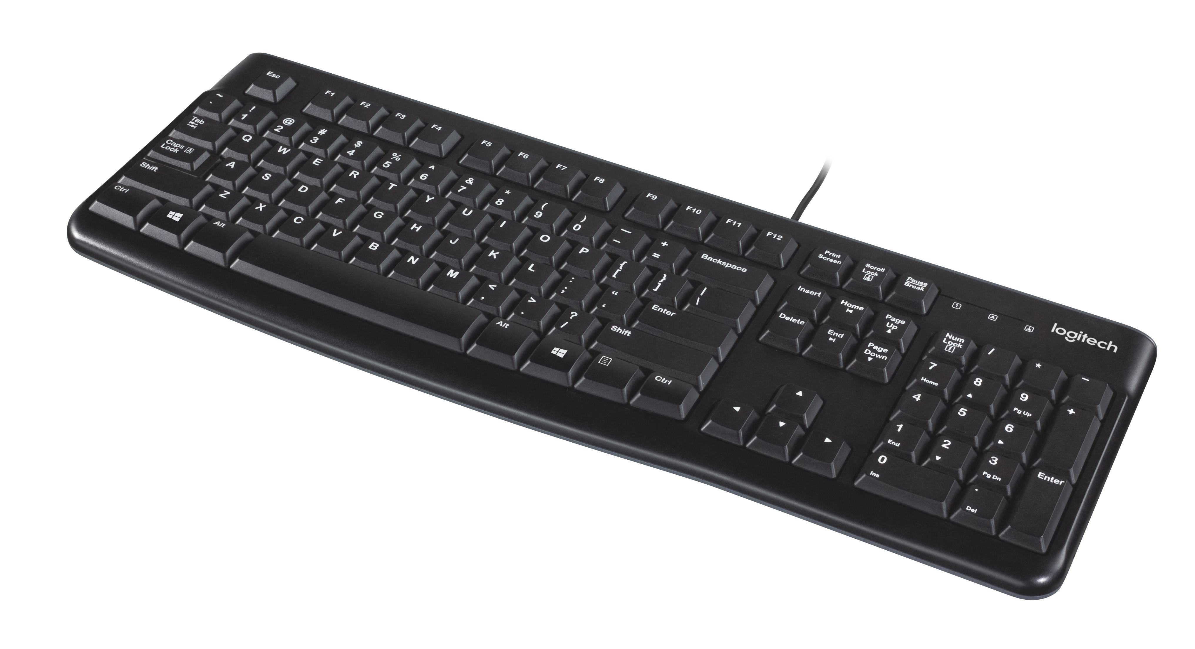 Logitech Keyboard K120 for Business toetsenbord Kantoor USB QWERTY US International Zwart