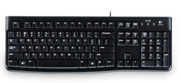 Logitech Keyboard K120 for Business toetsenbord USB AZERTY Litouws Zwart