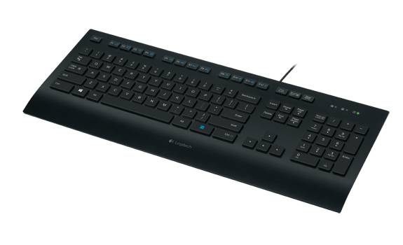 Logitech K280E Pro f/ Business toetsenbord Kantoor USB QWERTY Scandinavisch Zwart