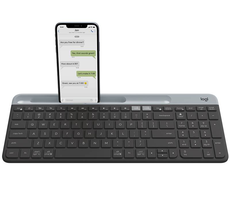 Logitech Slim Multi-Device Keyboard K580 QWERTY Scandinavisch