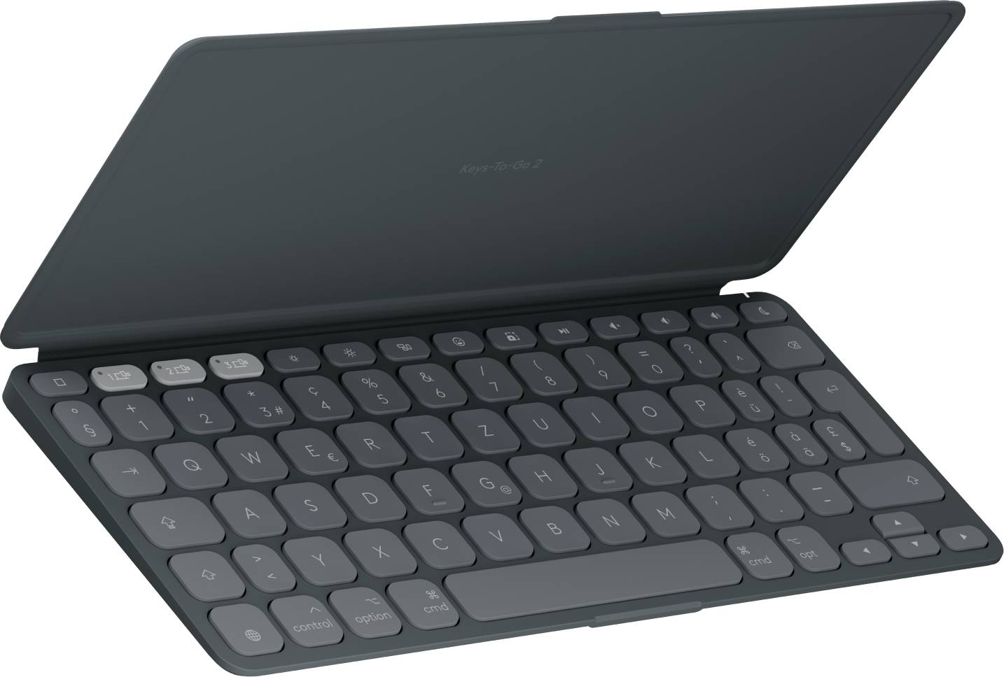 Logitech 920-013008 toetsenbord voor mobiel apparaat QWERTZ Zwitsers Bluetooth Grafiet