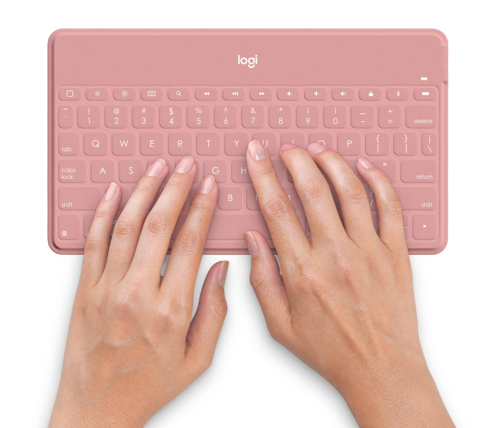 Logitech 920-010059 toetsenbord voor mobiel apparaat QWERTY Brits Engels Bluetooth Wit