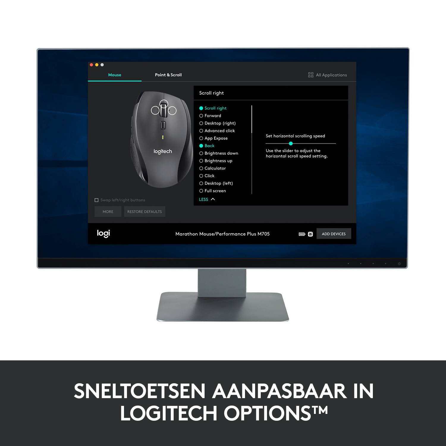 Logitech Customizable Mouse M705 muis Kantoor Rechtshandig RF Draadloos Optisch 1000 DPI