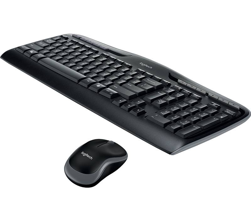 Logitech Wireless Combo MK330 toetsenbord Inclusief muis Thuis USB QWERTY Brits Engels Zwart