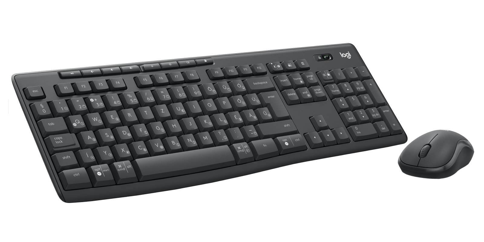 Logitech 920-012079 toetsenbord Inclusief muis Kantoor Bluetooth QWERTZ Hongaars Grafiet