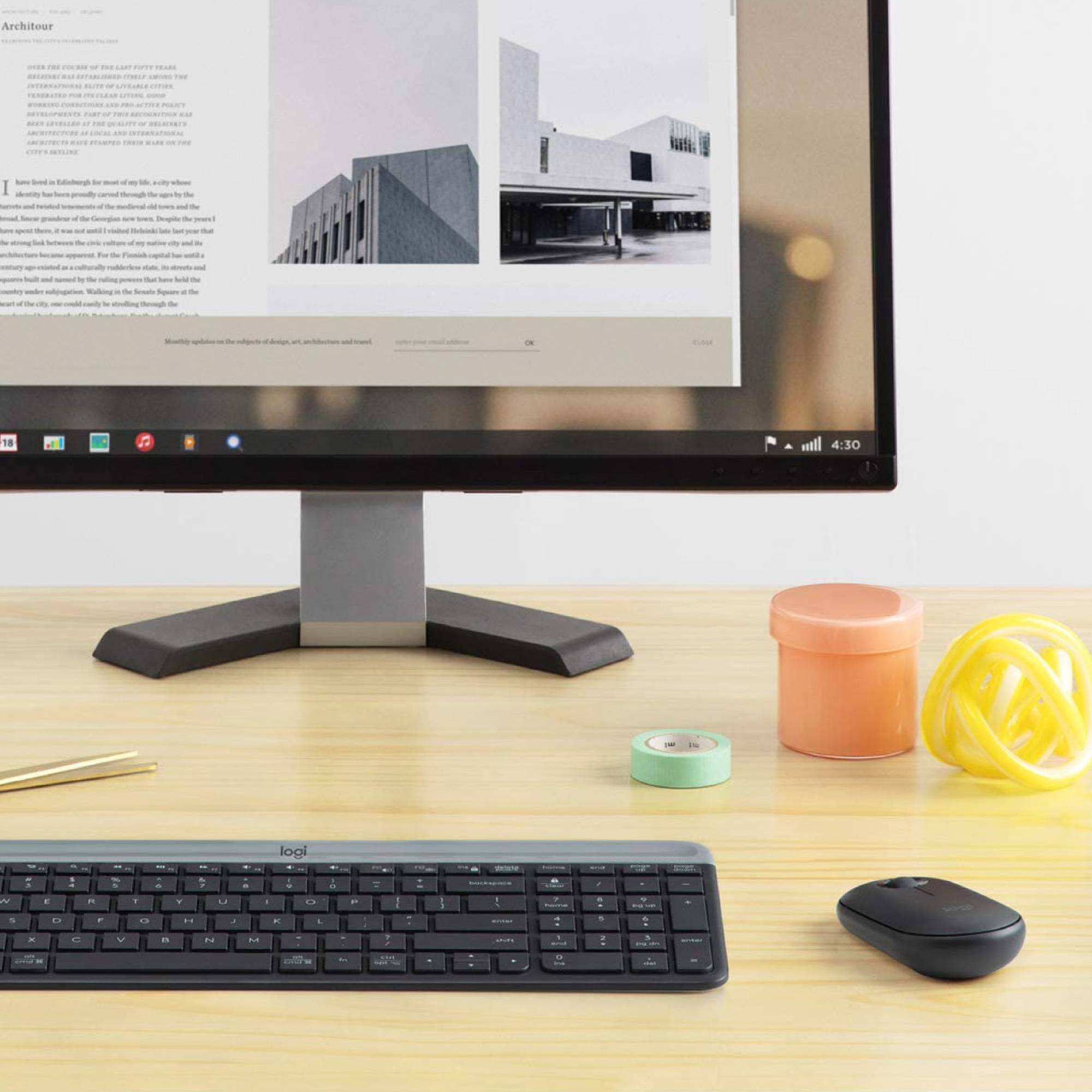 Logitech 920-009192 toetsenbord Inclusief muis Universeel RF Draadloos QWERTZ Zwitsers Grafiet