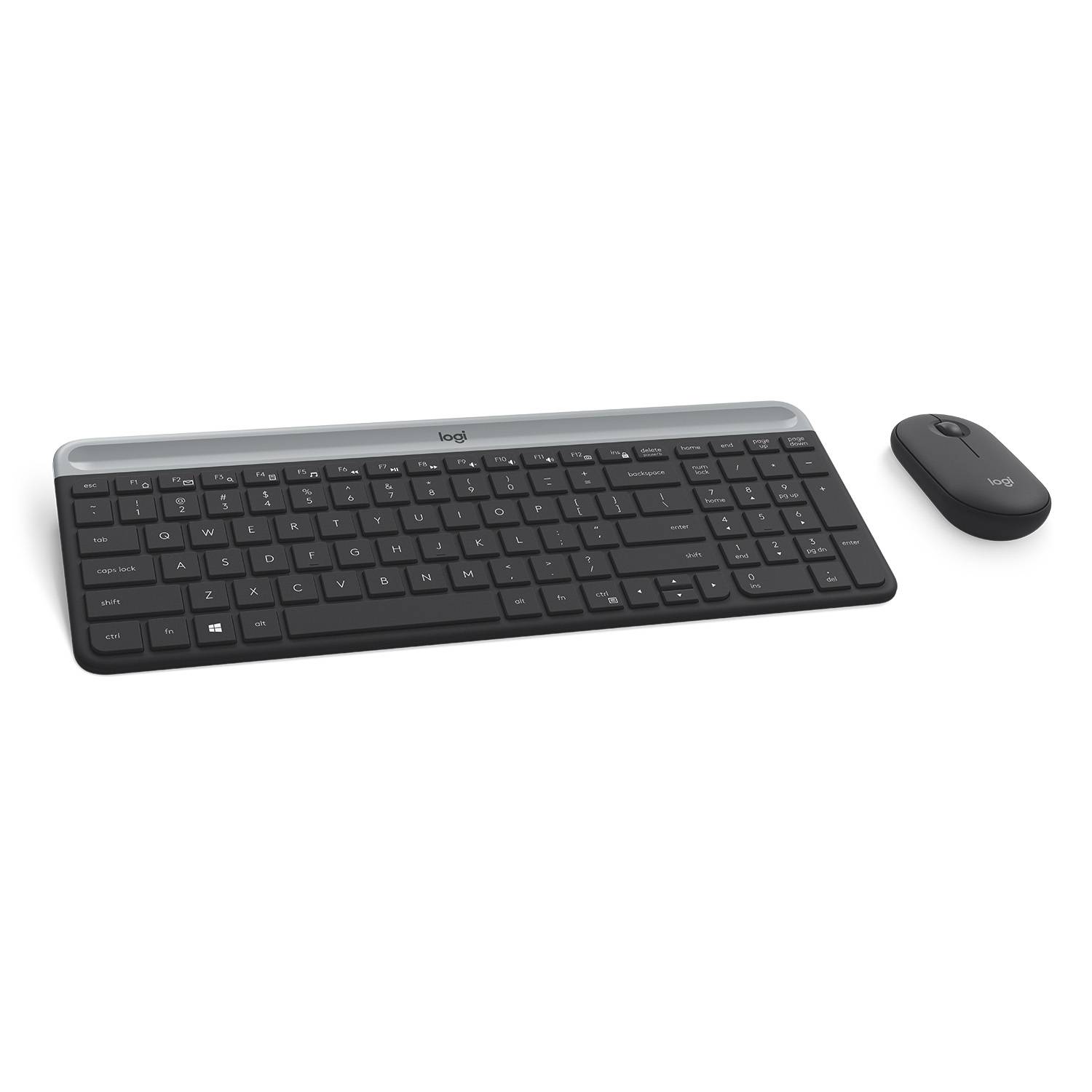 Logitech 920-009194 toetsenbord Inclusief muis Universeel RF Draadloos AZERTY Belgisch Grafiet