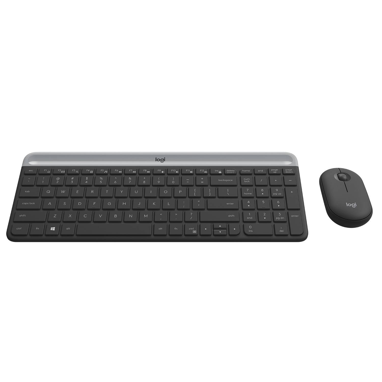 Logitech 920-009194 toetsenbord Inclusief muis Universeel RF Draadloos AZERTY Belgisch Grafiet