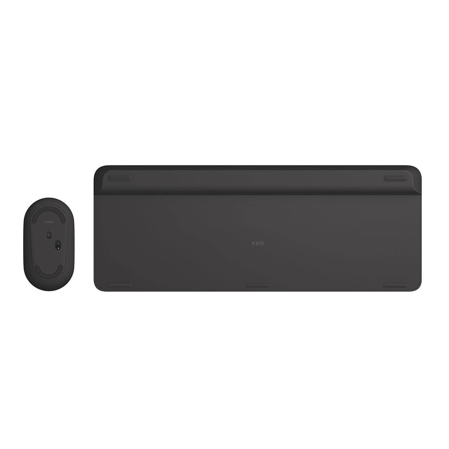 Logitech 920-009194 toetsenbord Inclusief muis Universeel RF Draadloos AZERTY Belgisch Grafiet