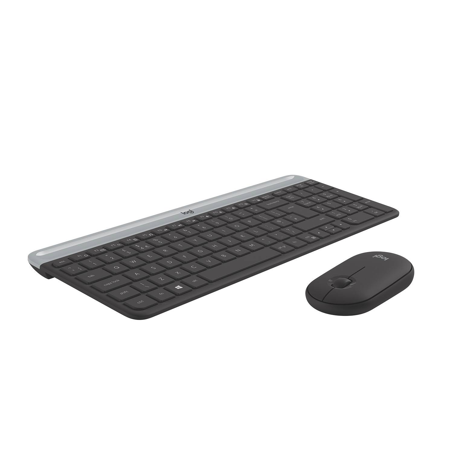 Logitech 920-009194 toetsenbord Inclusief muis Universeel RF Draadloos AZERTY Belgisch Grafiet