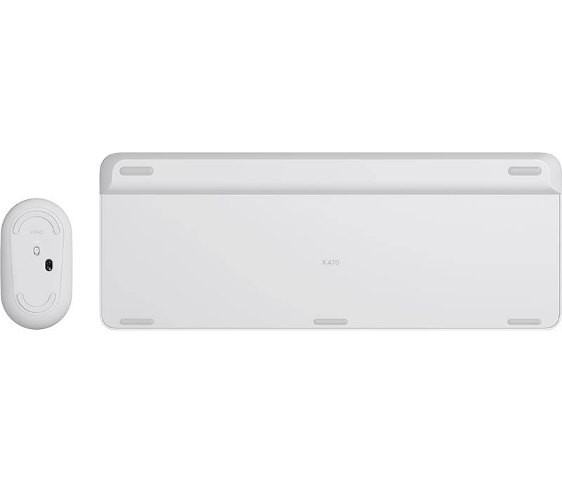 Logitech 920-009205 toetsenbord Inclusief muis Universeel RF Draadloos QWERTY US International Wit