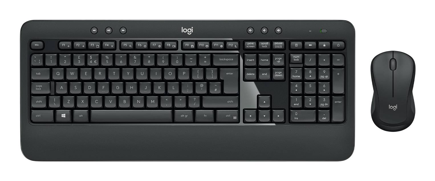 Logitech 920-008679 toetsenbord Inclusief muis Universeel RF Draadloos QWERTY Italiaans Zwart