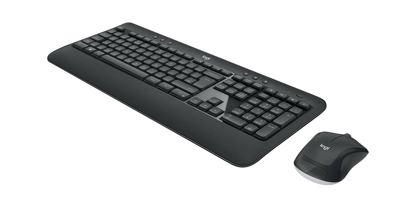 Logitech 920-008690 toetsenbord Inclusief muis Universeel RF Draadloos QWERTZ Hongaars Zwart