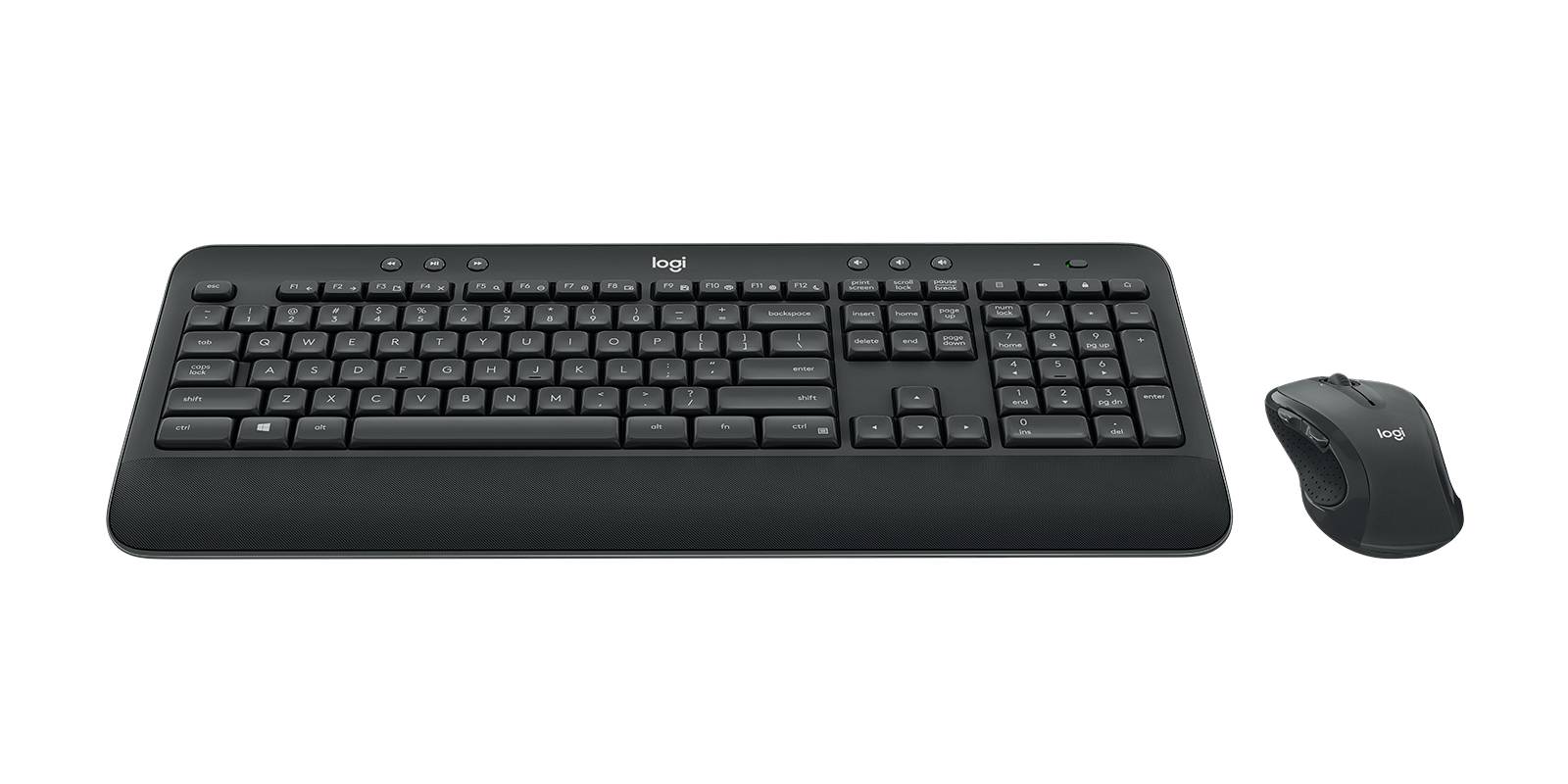 Logitech 920-008923 toetsenbord Inclusief muis Kantoor RF Draadloos QWERTY US International Zwart