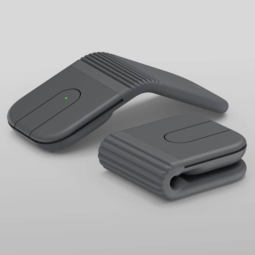 Logitech Mobi Fold muis Reizen Ambidextrous RF-draadloos + Bluetooth Optisch 4000 DPI