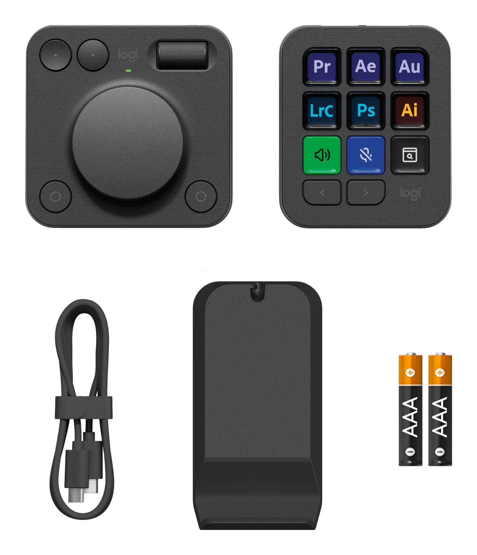 Logitech MX Creative Console Toetsenblok Bluetooth/USB Grafiet