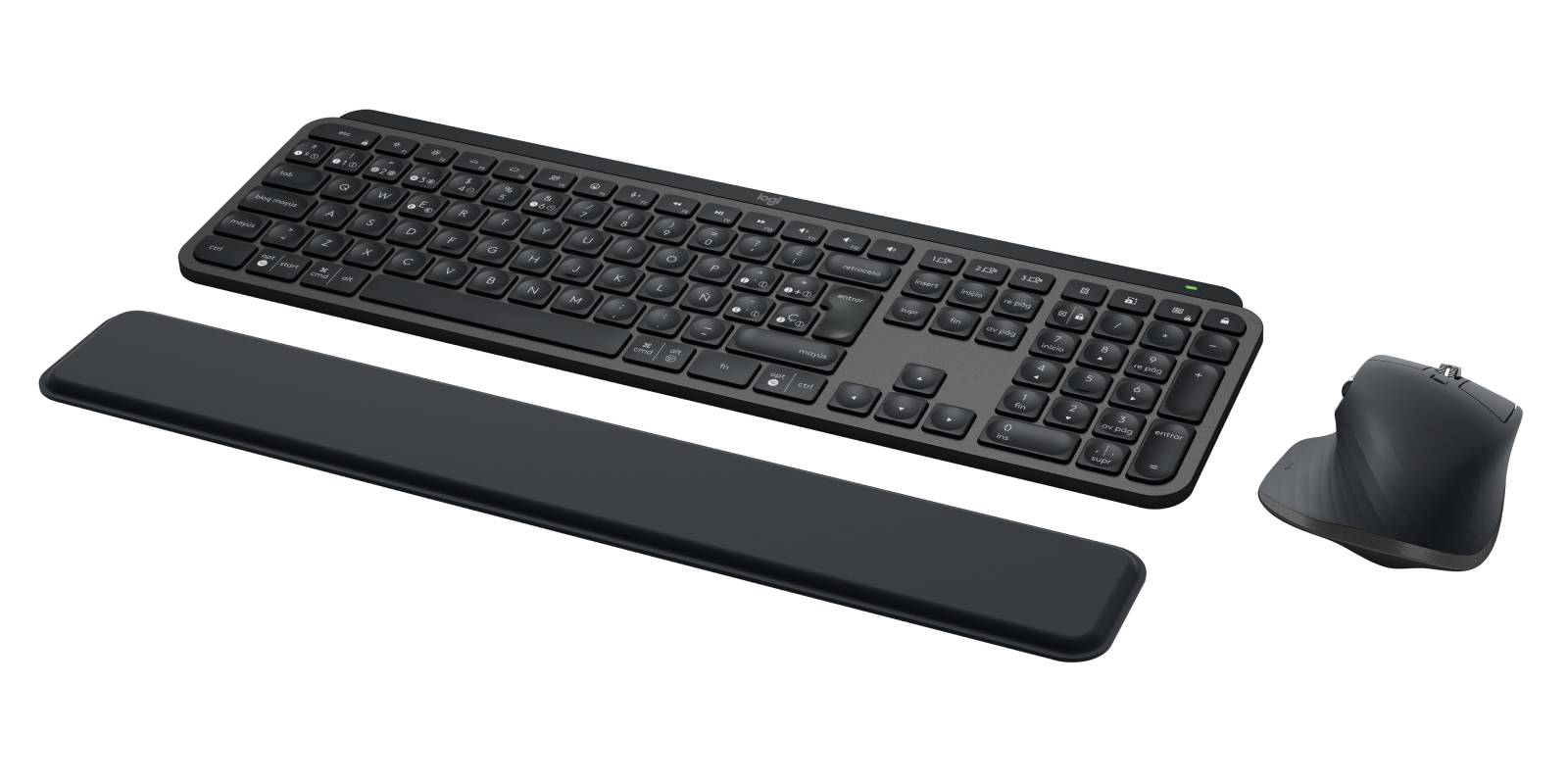 Logitech Master MX Keys Combo for Bussiness toetsenbord Inclusief muis Kantoor RF-draadloos + Bluetooth QWERTY Spaans Grafiet